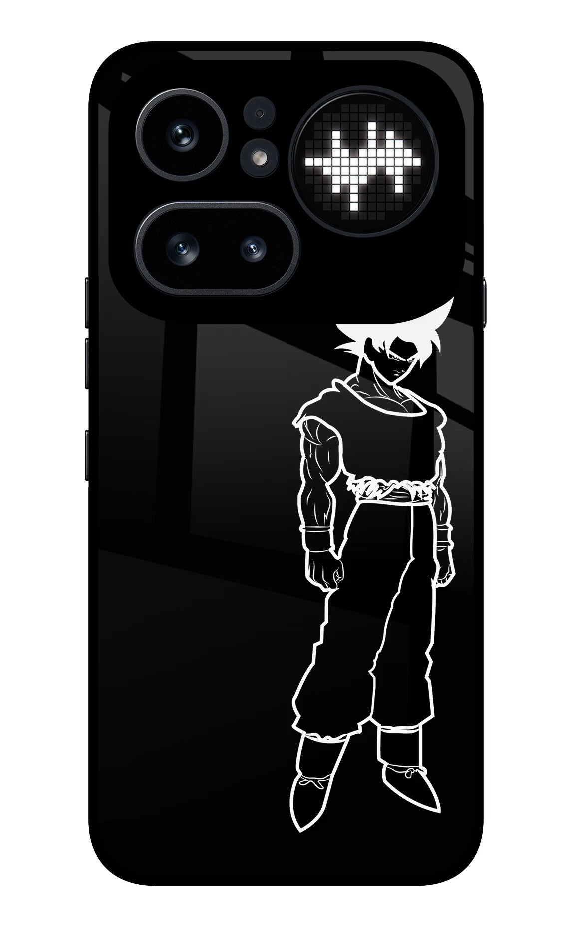 DBS Character Nothing Phone 4a Pro Glass Case Back Cover by Casekaro