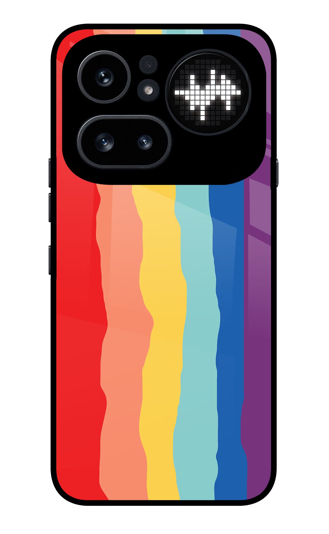 Rainbow Nothing Phone 4a Pro Glass Case