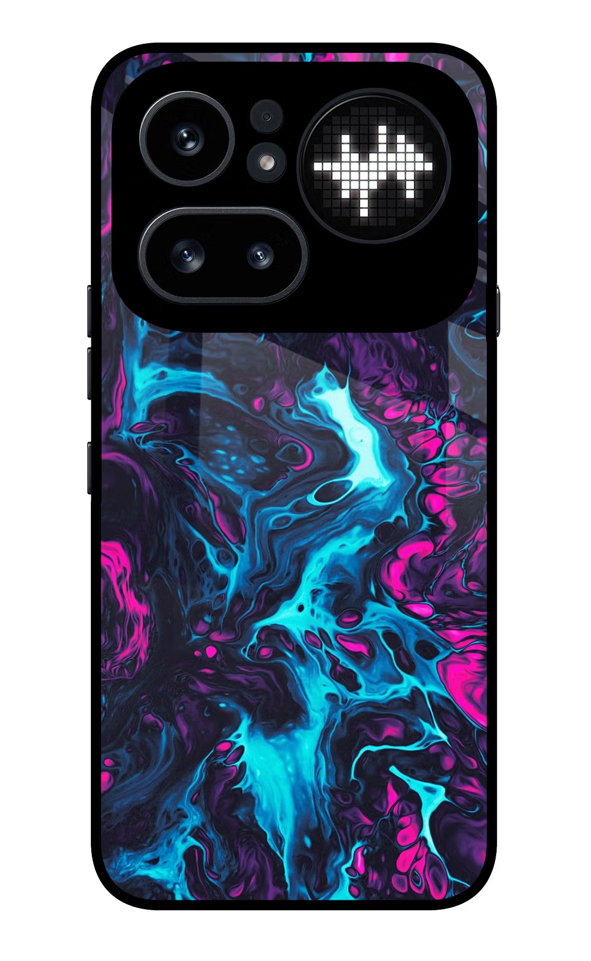 Abstract Nothing Phone 4a Pro Glass Case Back Cover by Casekaro