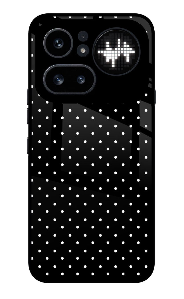 White Dots Nothing Phone 4a Pro Glass Case