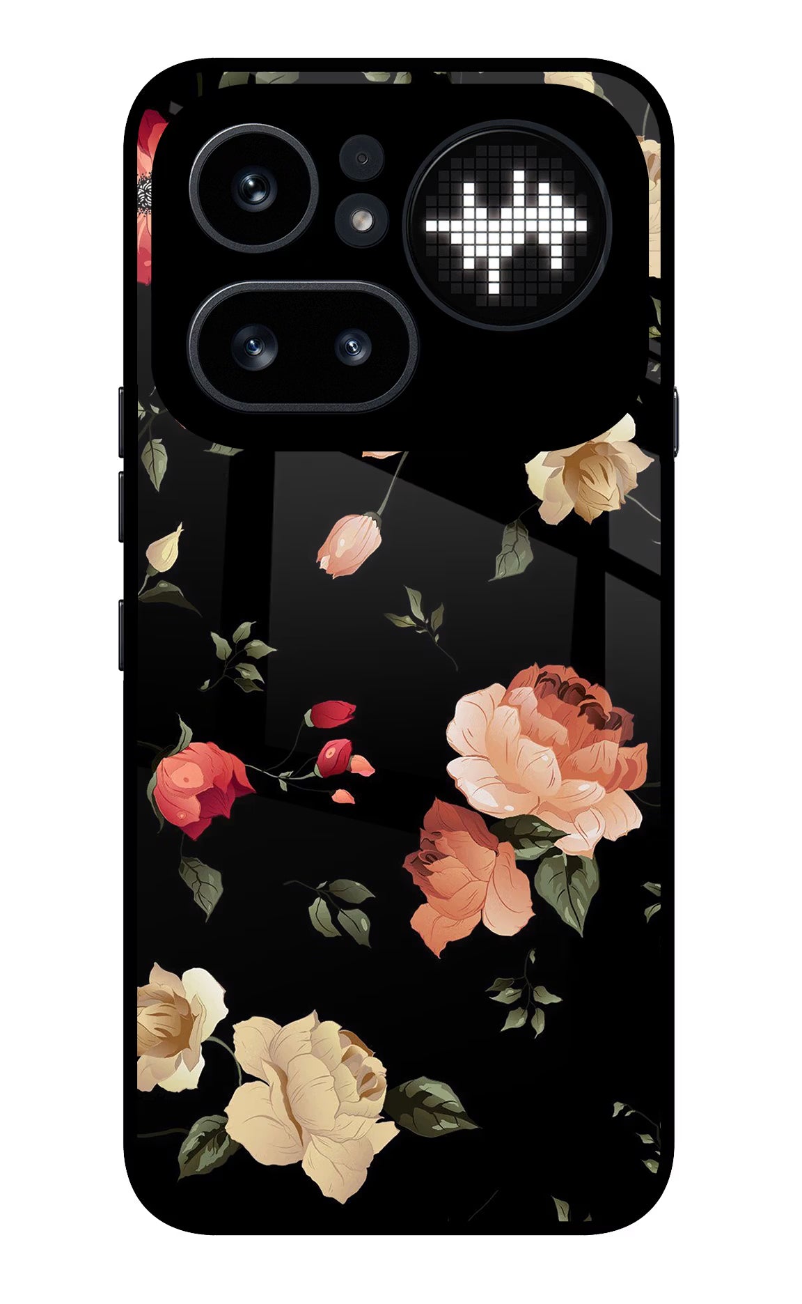 Flowers Nothing Phone 4a Pro Glass Case