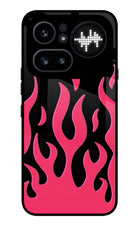 Fire Flames Nothing Phone 4a Pro Glass Case