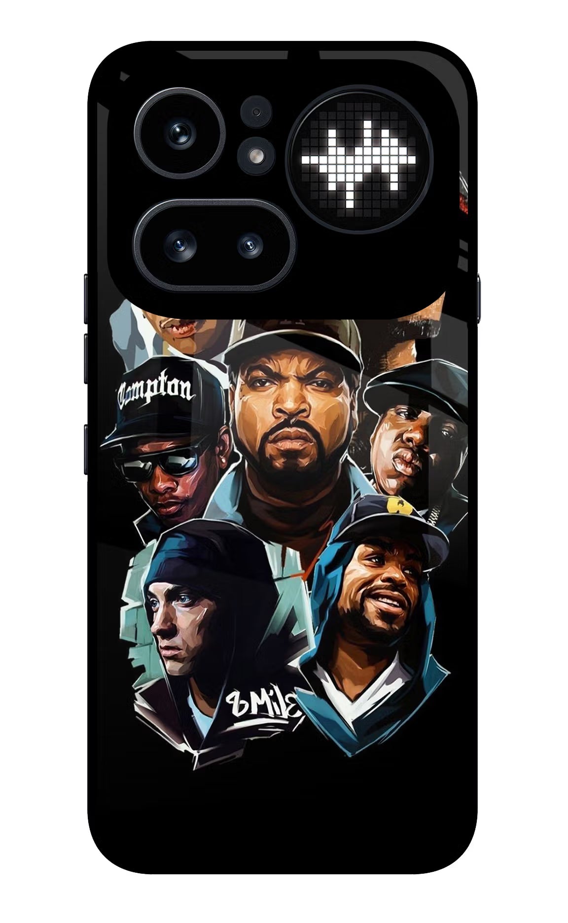 Rappers Nothing Phone 4a Pro Glass Case Back Cover by Casekaro