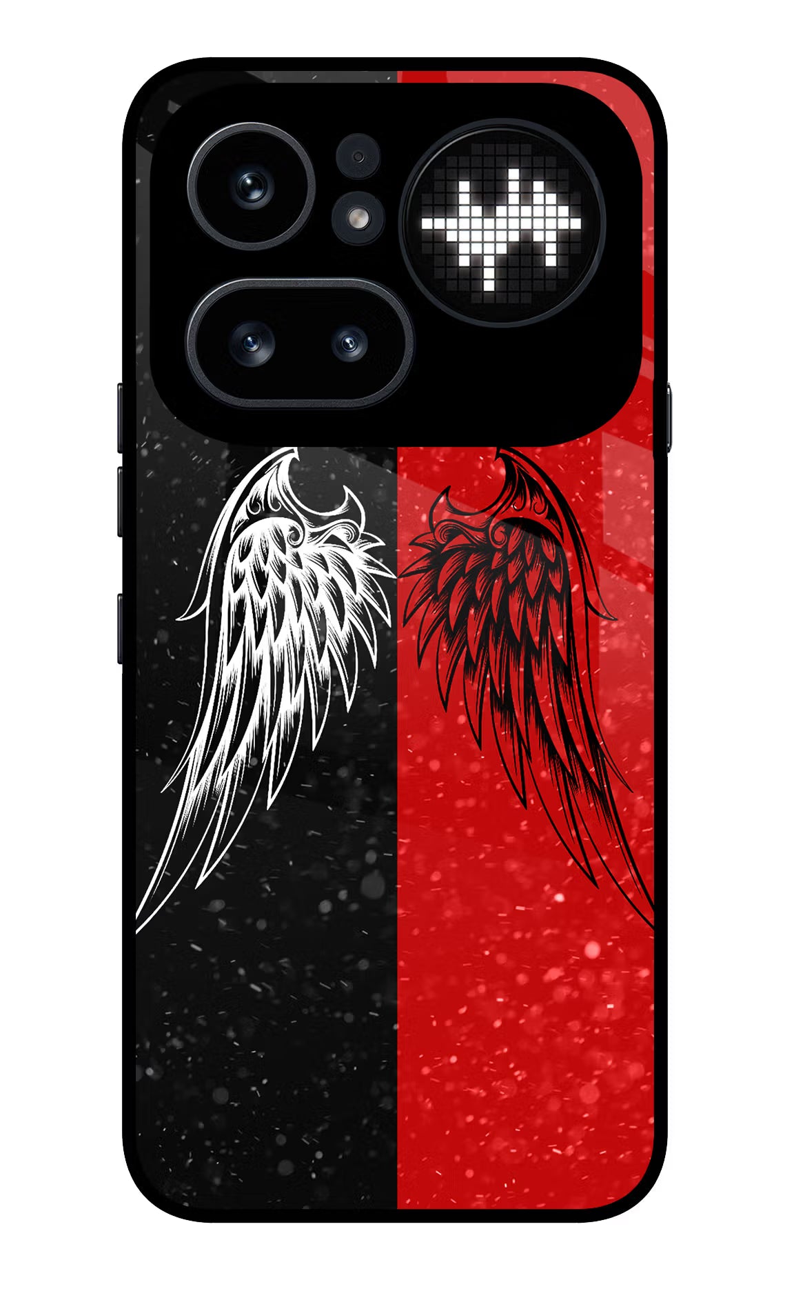 Wings Nothing Phone 4a Pro Glass Case Back Cover by Casekaro