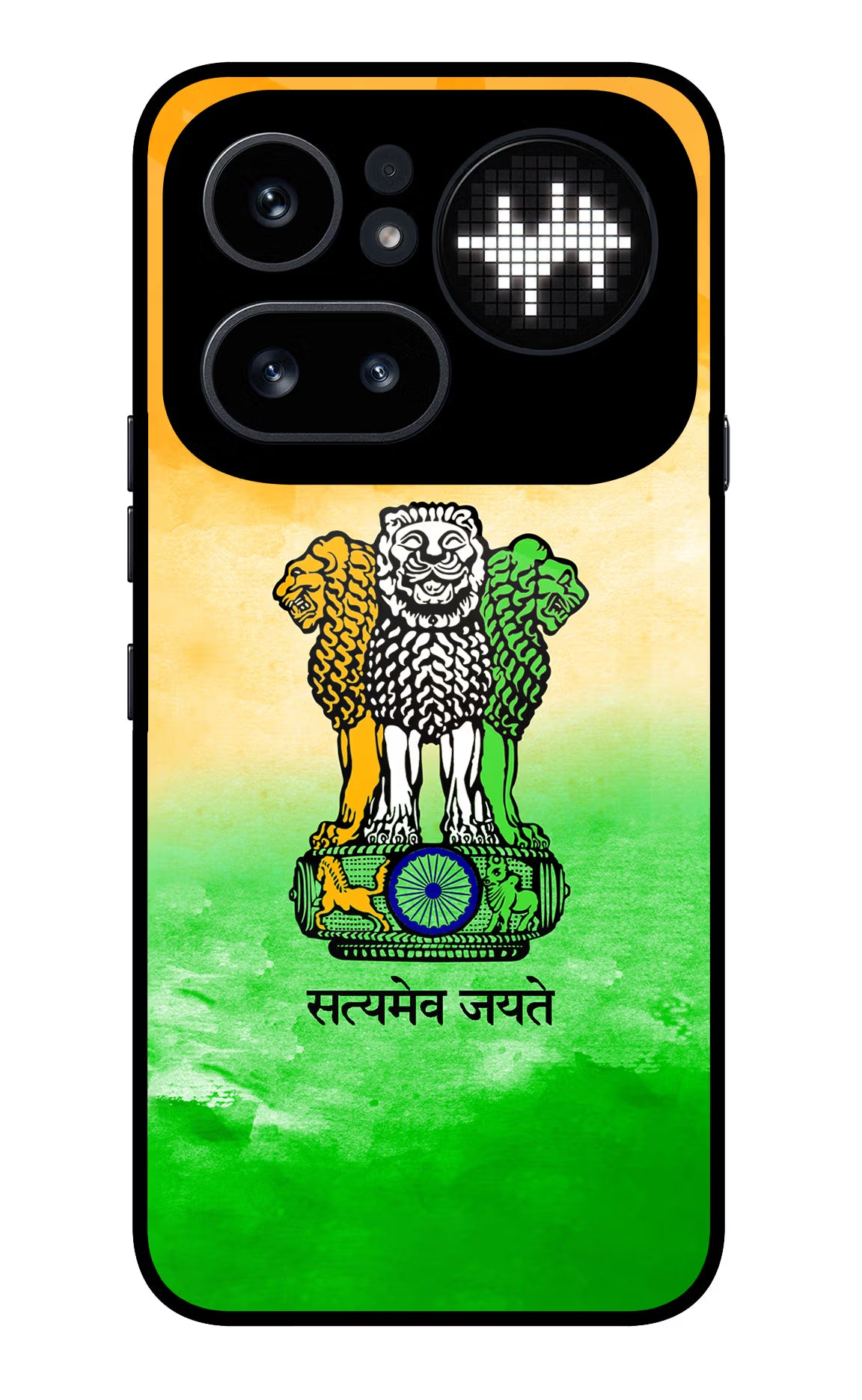 Satyamev Jayate Flag Nothing Phone 4a Pro Glass Case