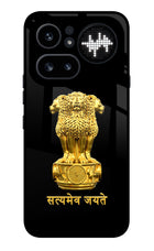 Satyamev Jayate Golden Nothing Phone 4a Pro Glass Case