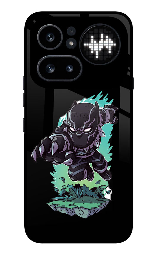 Black Panther Nothing Phone 4a Pro Glass Case