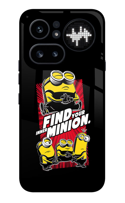 Find your inner Minion Nothing Phone 4a Pro Glass Case