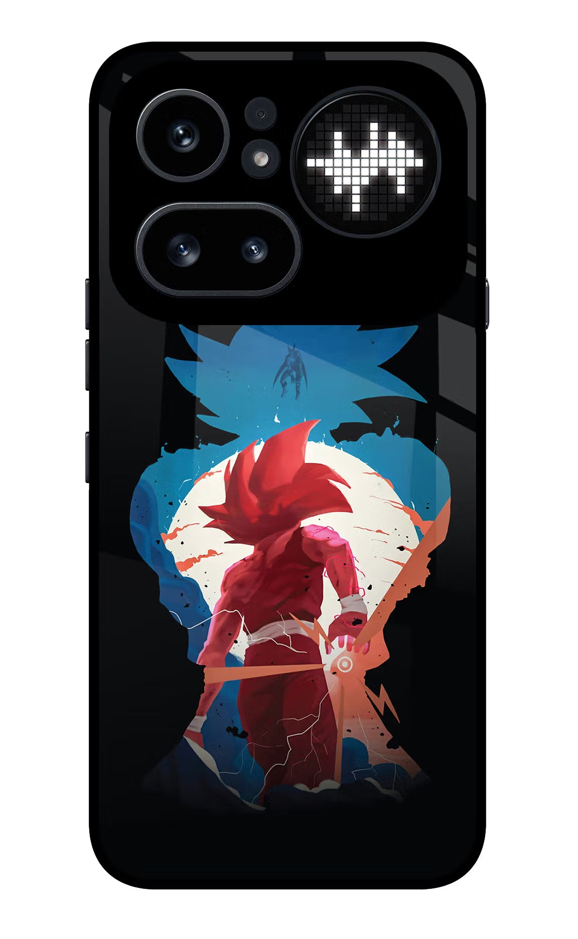 Goku Nothing Phone 4a Pro Glass Case Back Cover by Casekaro
