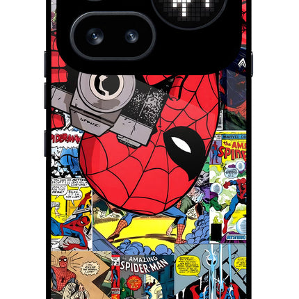 Spider Man Nothing Phone 4a Pro Glass Case