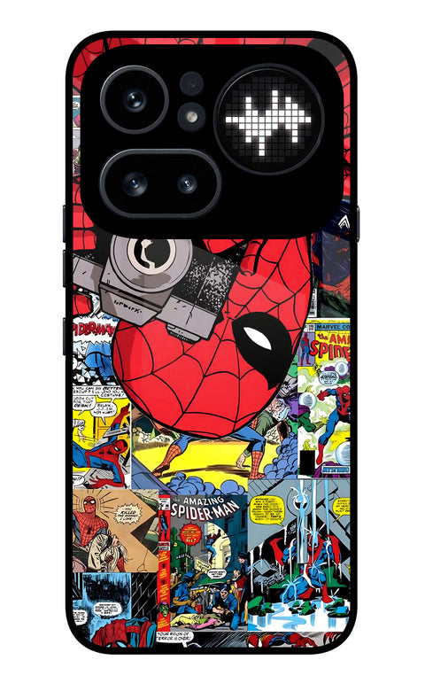 Spider Man Nothing Phone 4a Pro Glass Case
