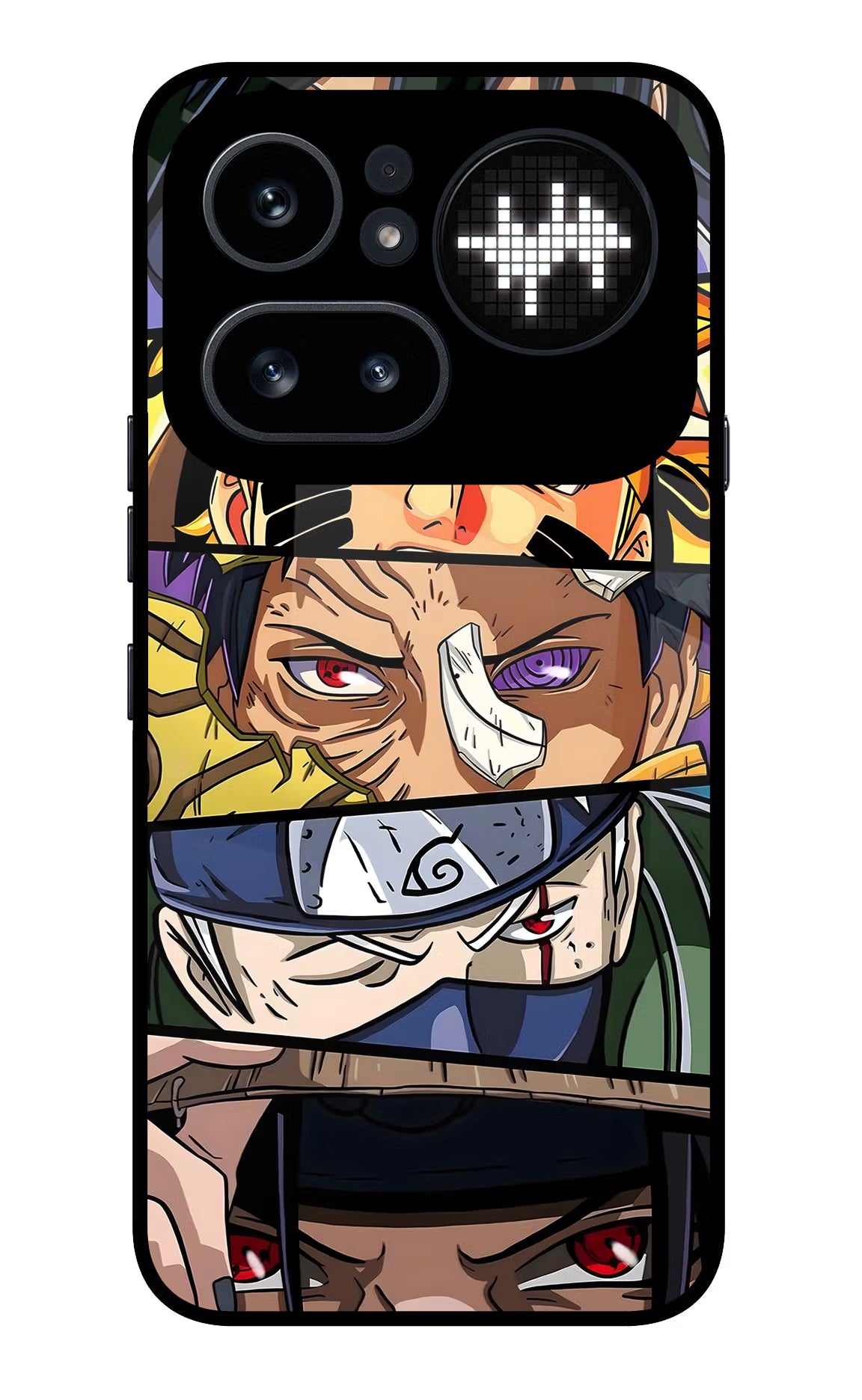 Naruto Character Nothing Phone 4a Pro Glass Case Back Cover by Casekaro