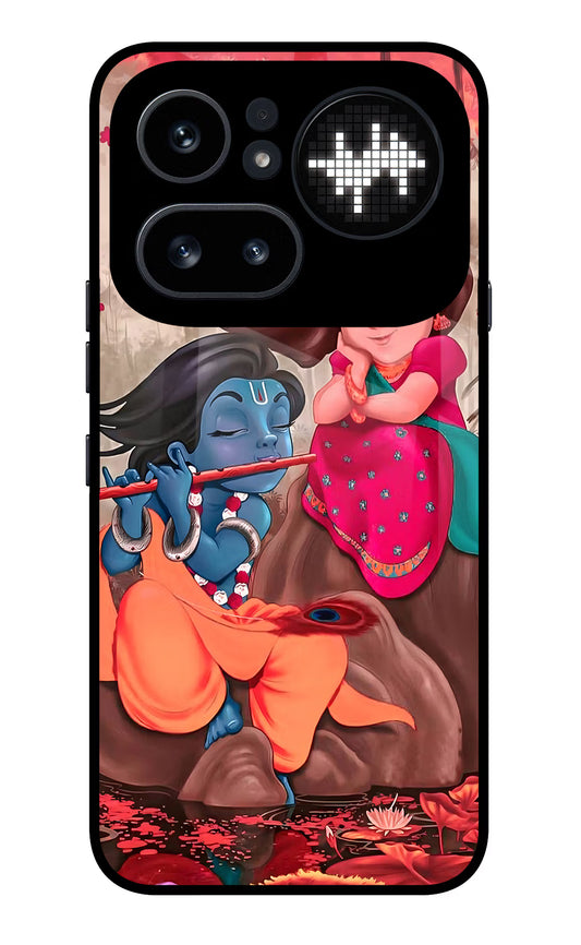 Radhe Krishna Nothing Phone 4a Pro Glass Case