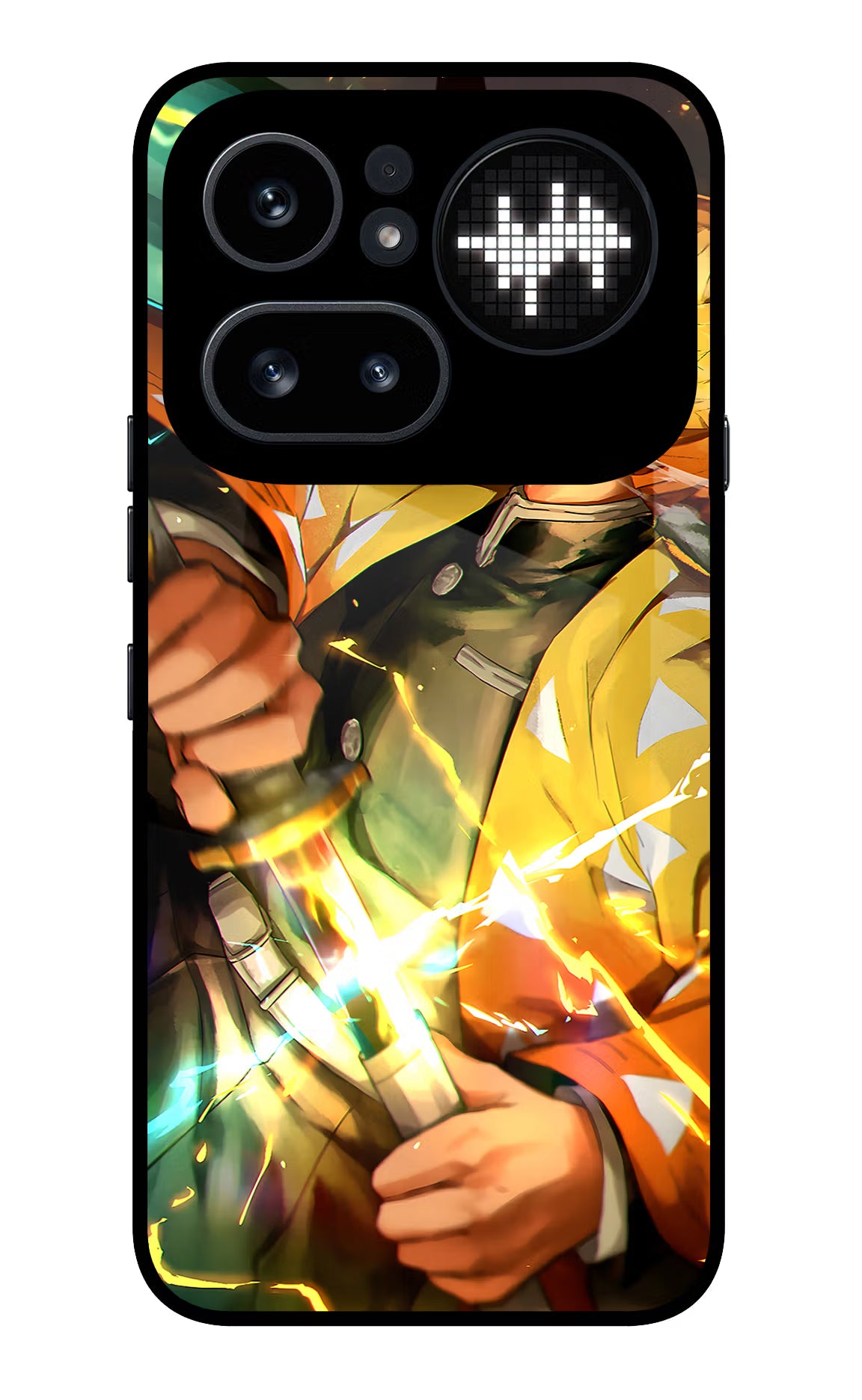 Demon Slayer Nothing Phone 4a Pro Glass Case Back Cover by Casekaro