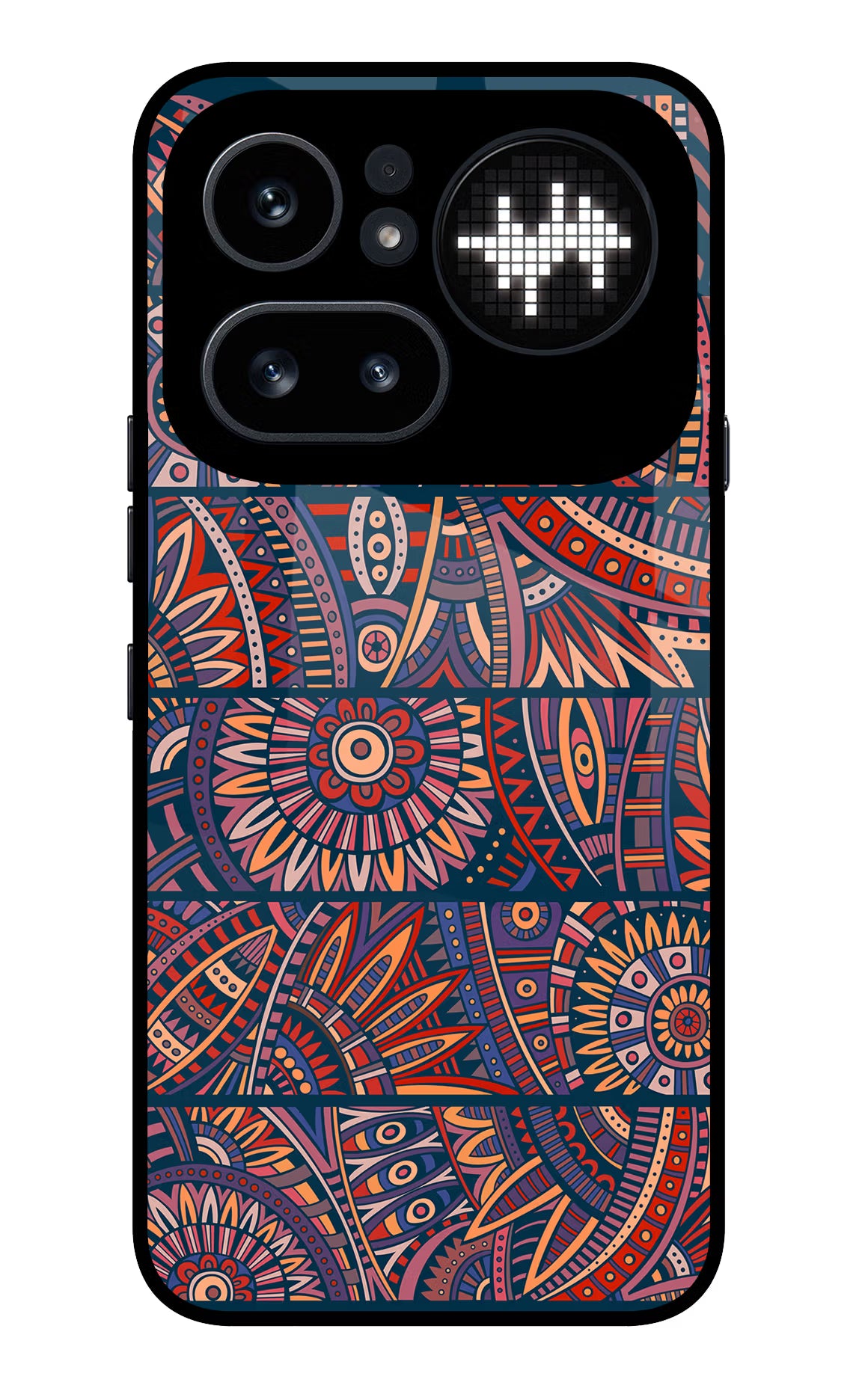 African Culture Design Nothing Phone 4a Pro Glass Case Back Cover by Casekaro