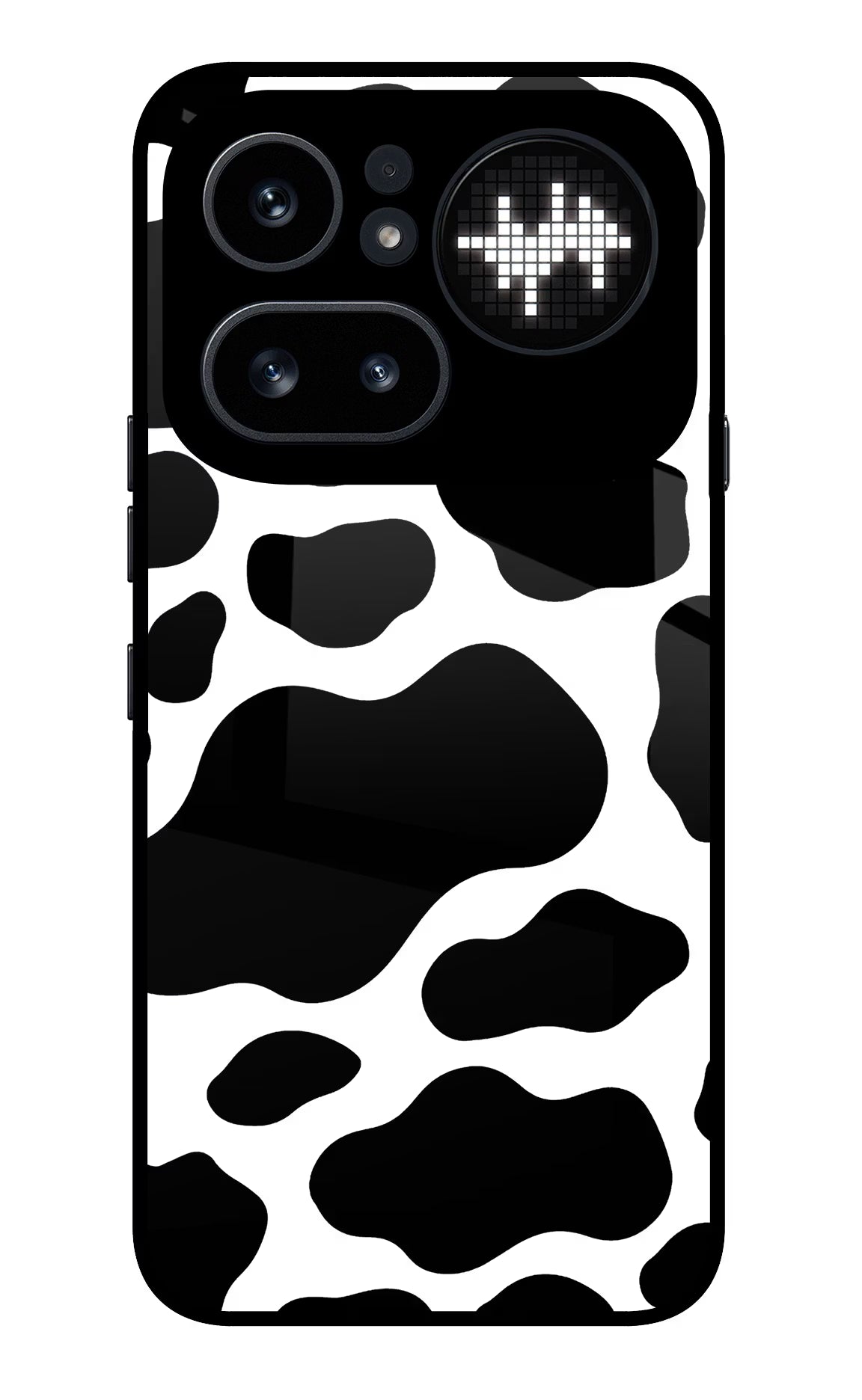 Cow Spots Nothing Phone 4a Pro Glass Case Back Cover by Casekaro