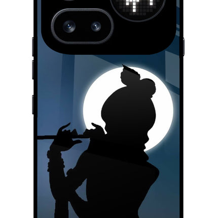 Shri Krishna Silhouette Nothing Phone 4a Pro Glass Case