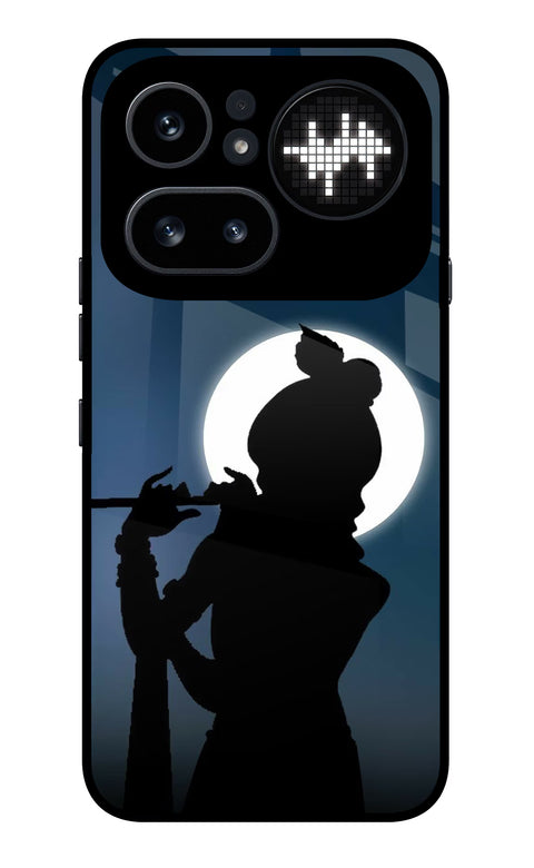 Shri Krishna Silhouette Nothing Phone 4a Pro Glass Case