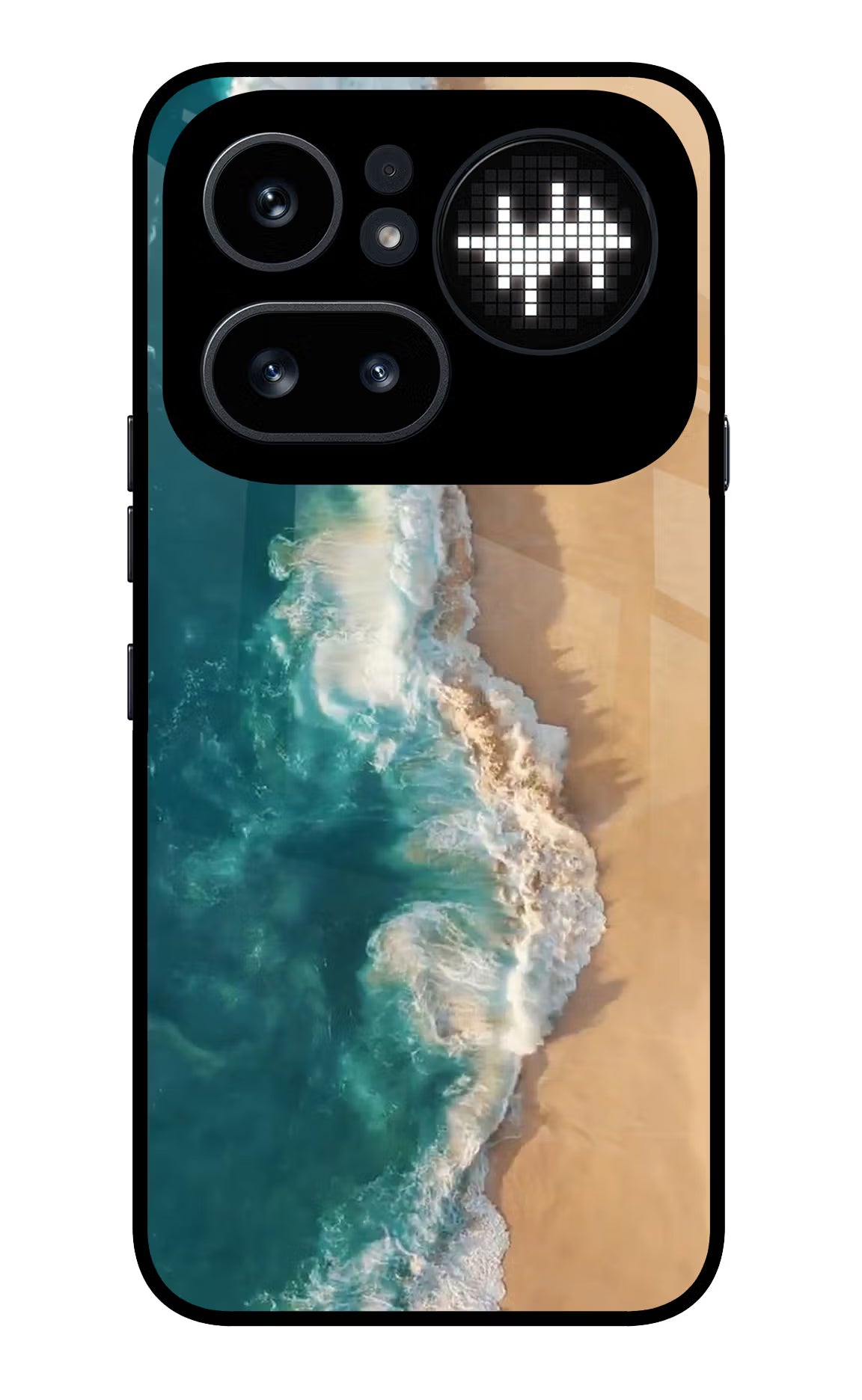 Ocean Beach Nothing Phone 4a Pro Glass Case Back Cover by Casekaro