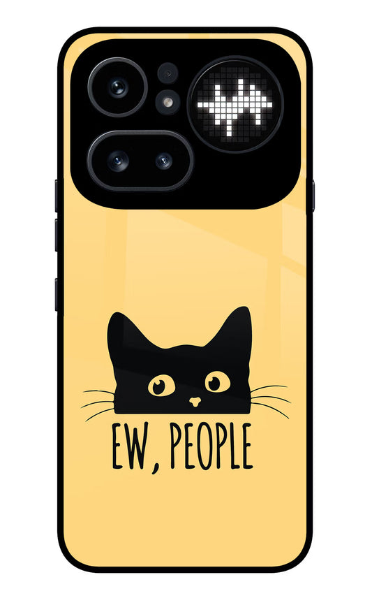 Ew People Catitude Nothing Phone 4a Pro Glass Case
