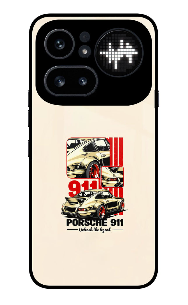 Classic Porsche 911 Nothing Phone 4a Pro Glass Case
