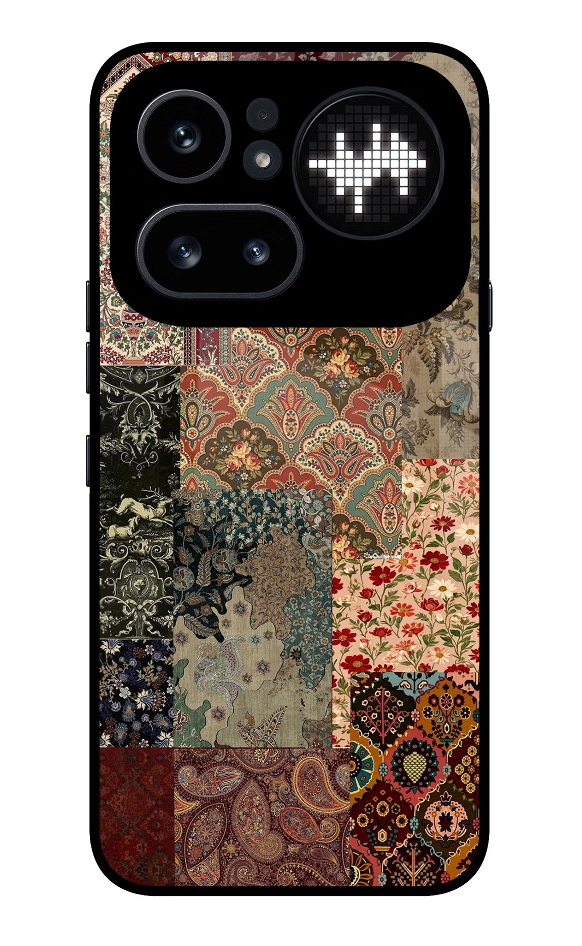 Desi Print Nothing Phone 4a Pro Glass Case Back Cover by Casekaro