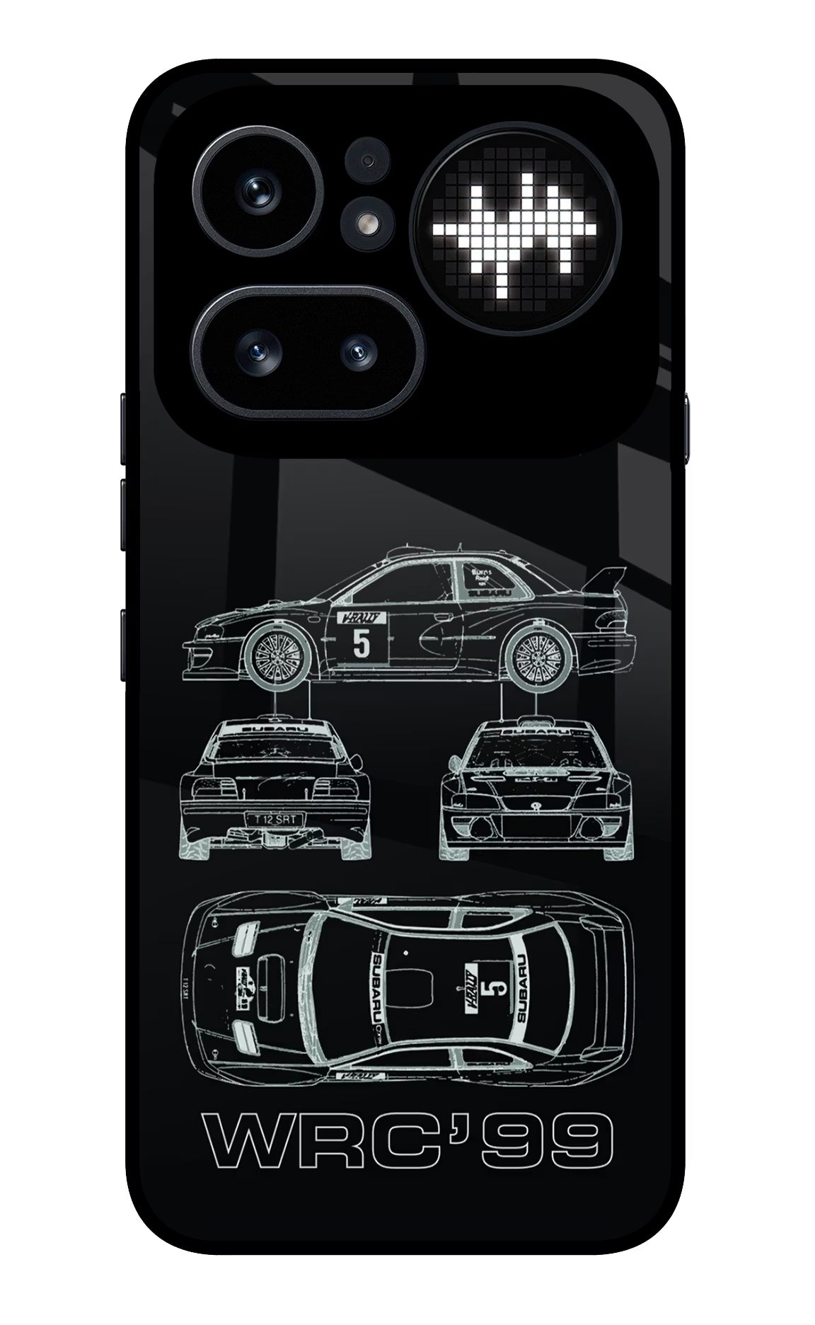 WRC'99 Nothing Phone 4a Pro Glass Case