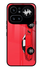 Red Velocity Nothing Phone 4a Pro Glass Case