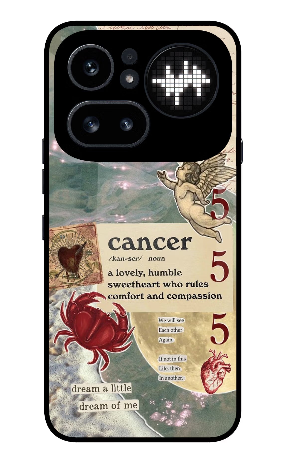 Cancer Zodiac Nothing Phone 4a Pro Glass Case