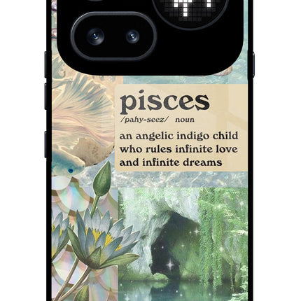 Pisces Zodiac Nothing Phone 4a Pro Glass Case