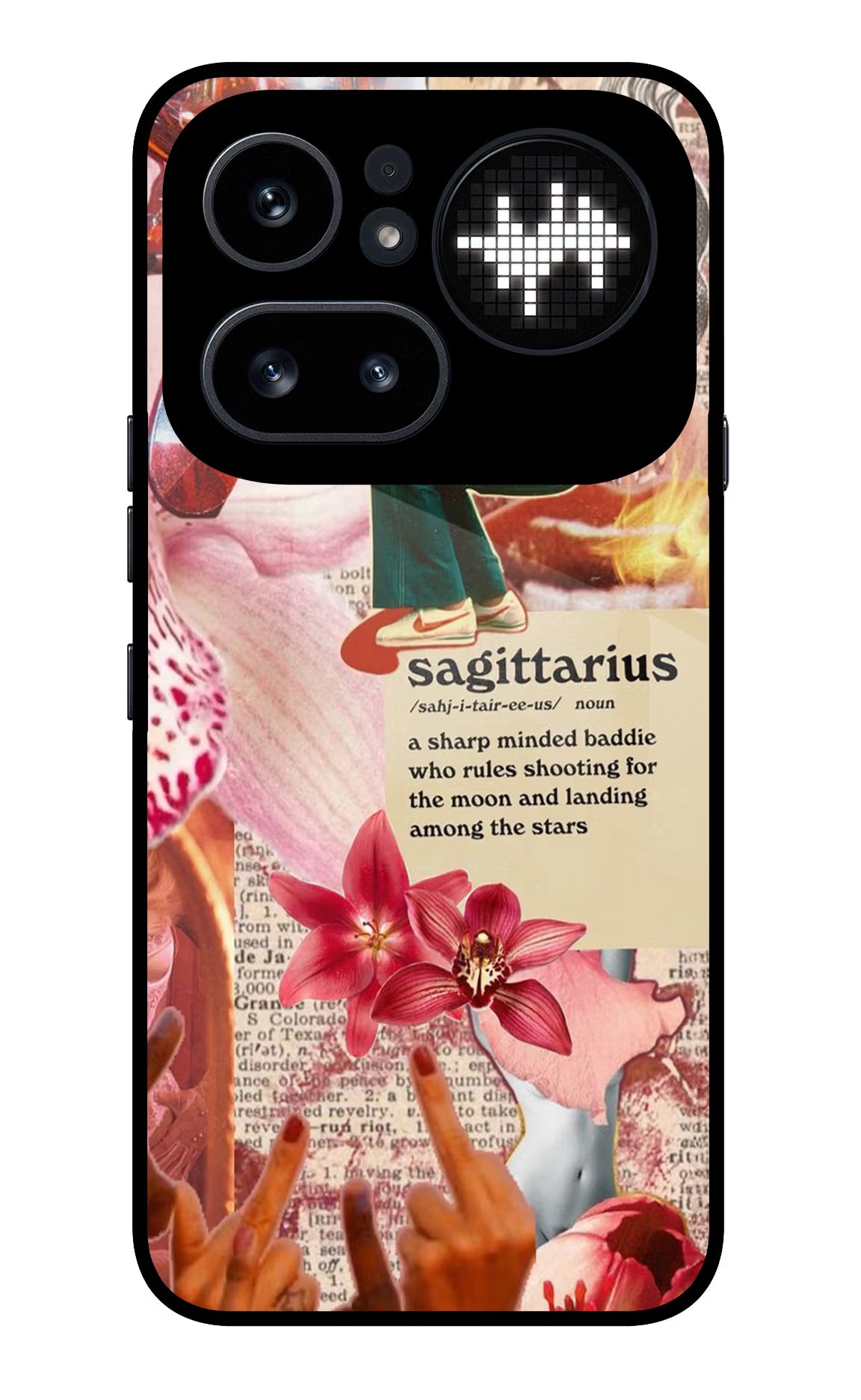 Sagittarius Zodiac Nothing Phone 4a Pro Glass Case Back Cover by Casekaro