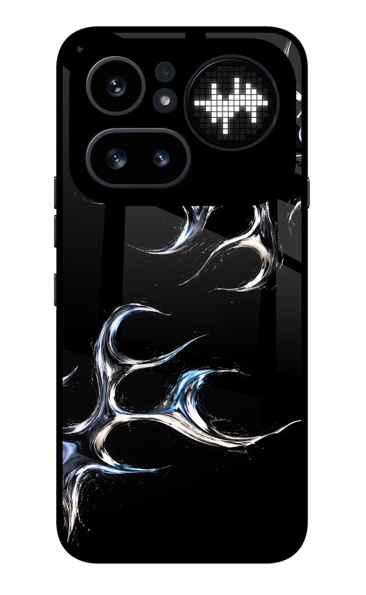 Chrome Tribal Nothing Phone 4a Pro Glass Case