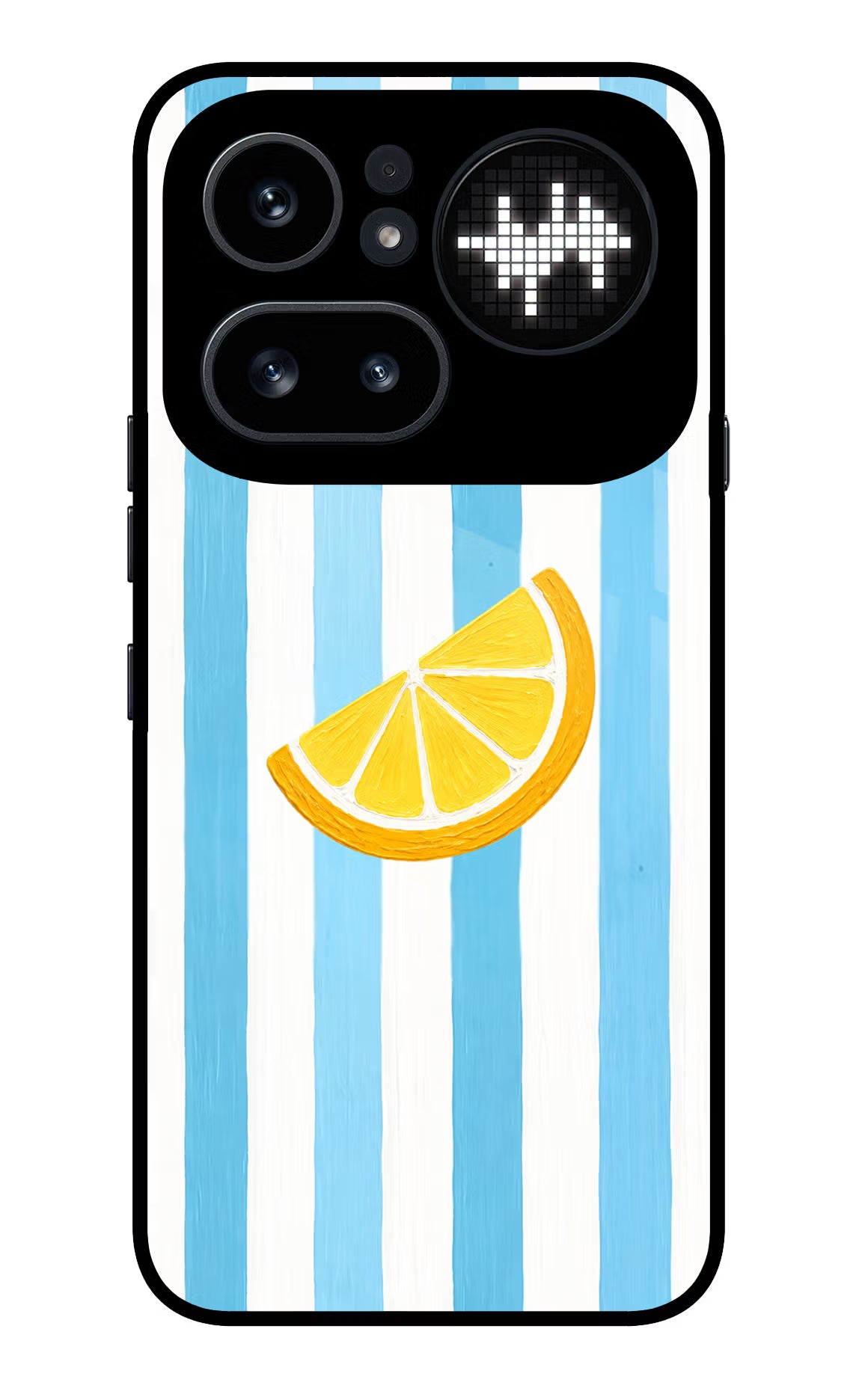 Summer Lemon Nothing Phone 4a Pro Glass Case Back Cover by Casekaro