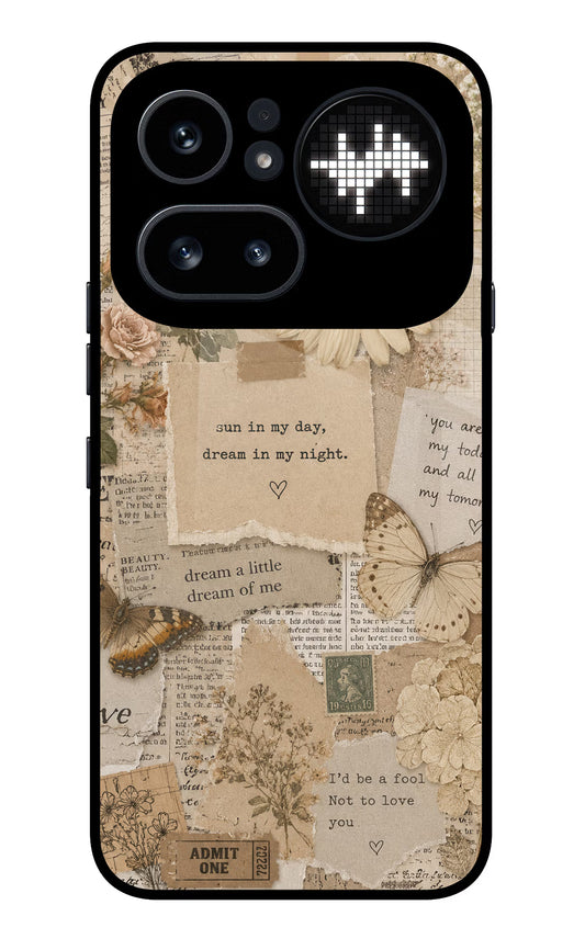 Vintage case Nothing Phone 4a Pro Glass Case