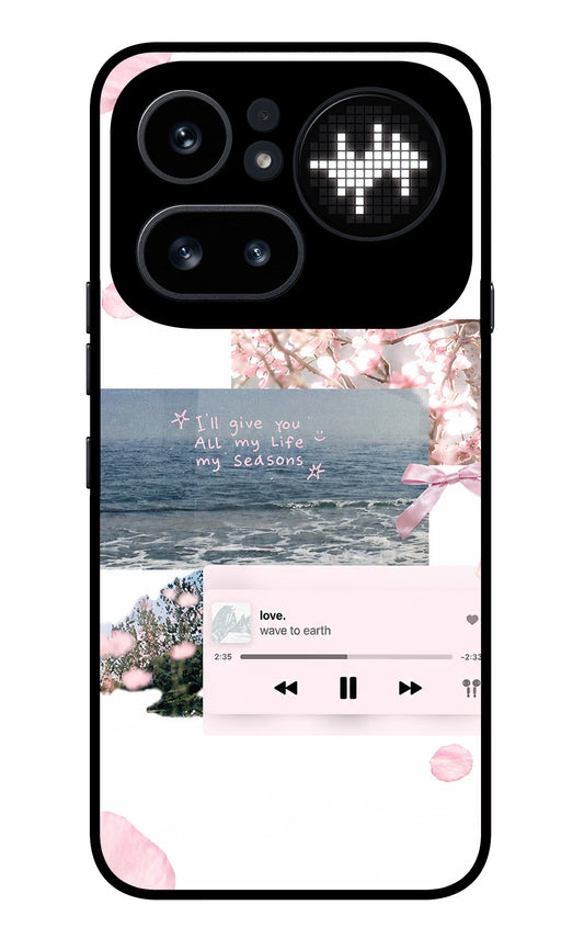 Wave to earth Nothing Phone 4a Pro Glass Case