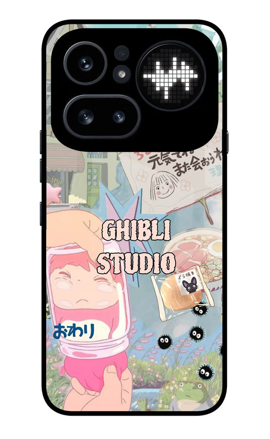Studio Ghibli Nothing Phone 4a Pro Glass Case