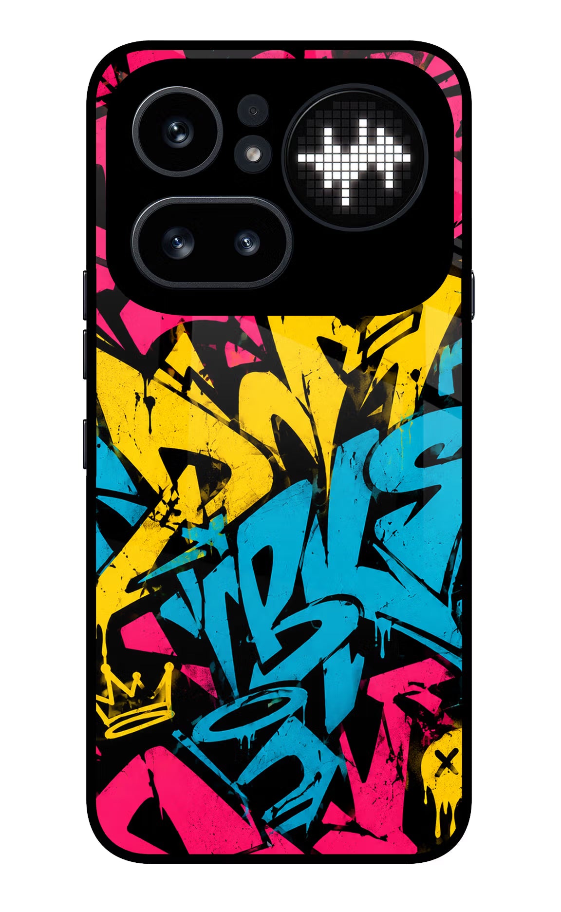 Graffiti Vibe Nothing Phone 4a Pro Glass Case