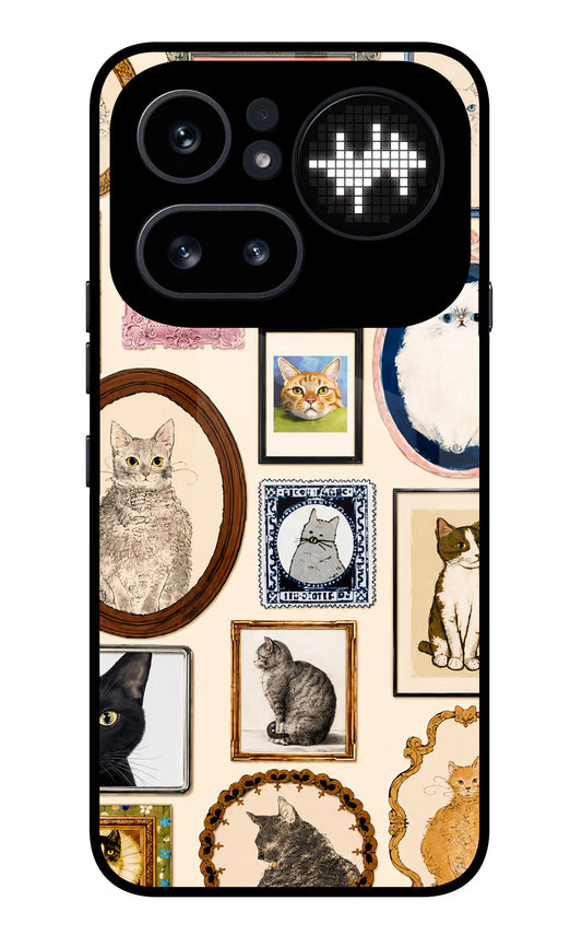 Mirror Cats Nothing Phone 4a Pro Glass Case
