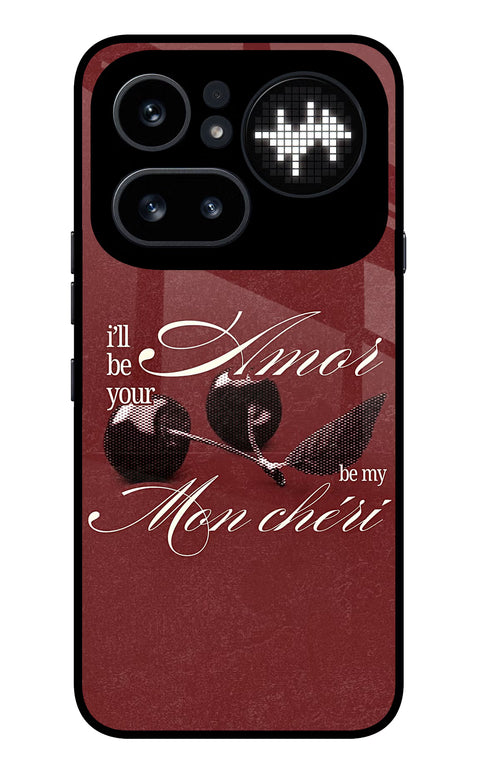 Velvet Cherry Nothing Phone 4a Pro Glass Case
