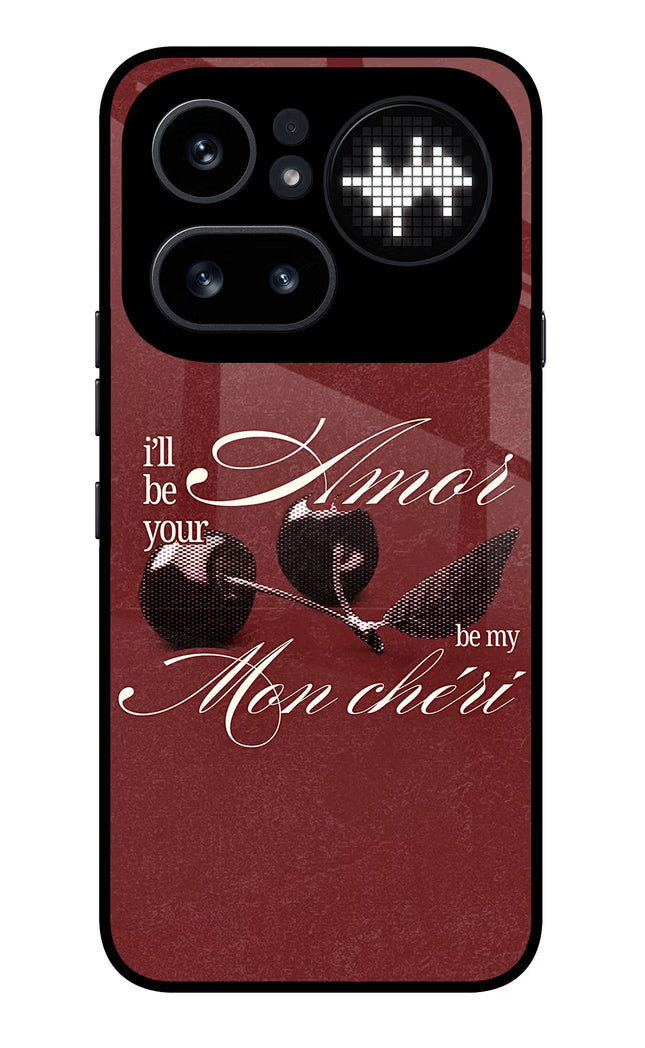 Velvet Cherry Nothing Phone 4a Pro Glass Case