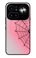 Pink Web Nothing Phone 4a Pro Glass Case