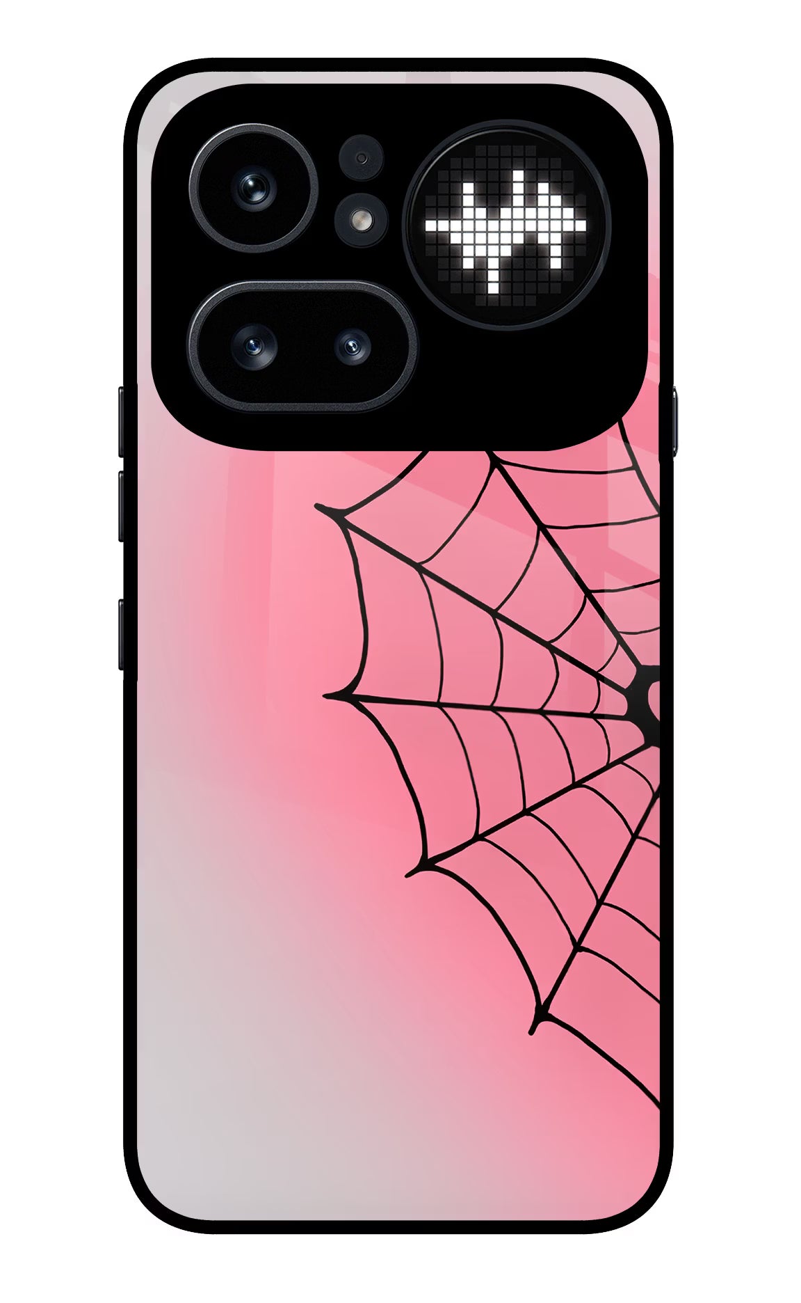 Pink Web Nothing Phone 4a Pro Glass Case