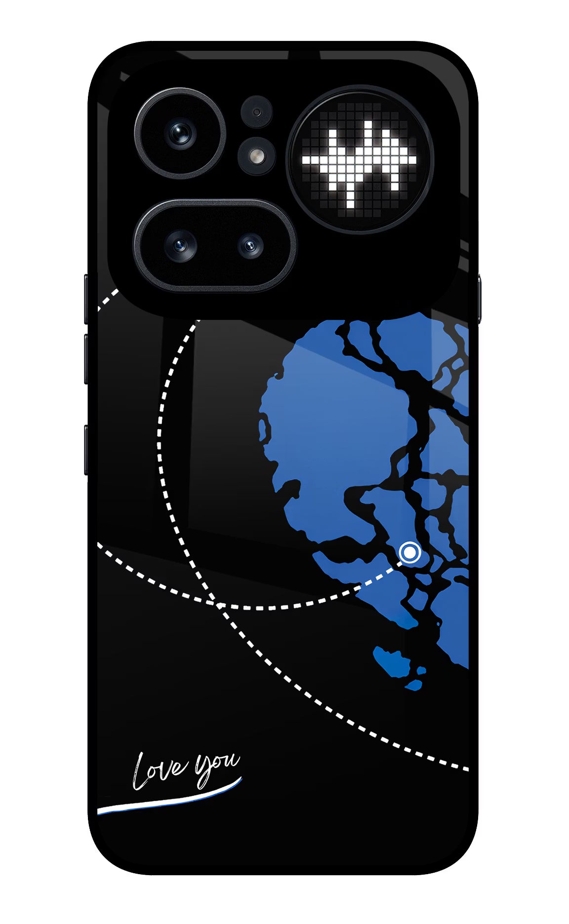 Love Orbit Nothing Phone 4a Pro Glass Case