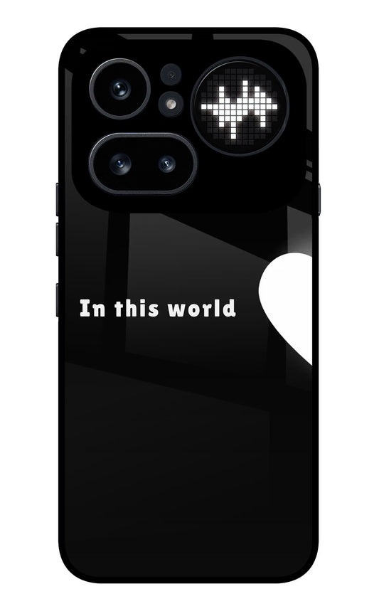 This World Nothing Phone 4a Pro Glass Case