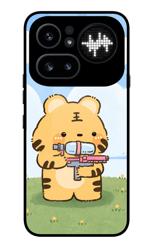 Tiger Treat Nothing Phone 4a Pro Glass Case
