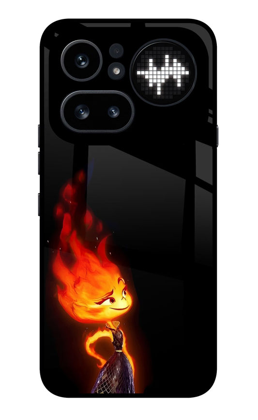 Ember Flame Nothing Phone 4a Pro Glass Case