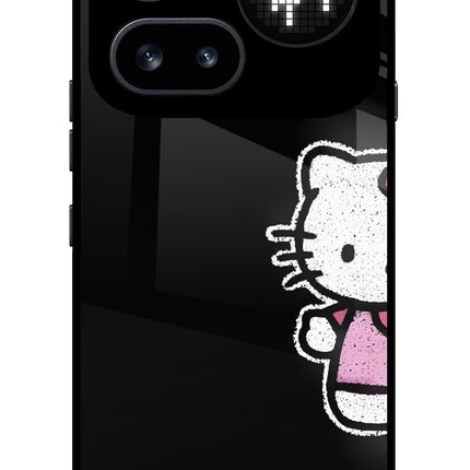 Kitty Charm Nothing Phone 4a Pro Glass Case