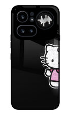Kitty Charm Nothing Phone 4a Pro Glass Case