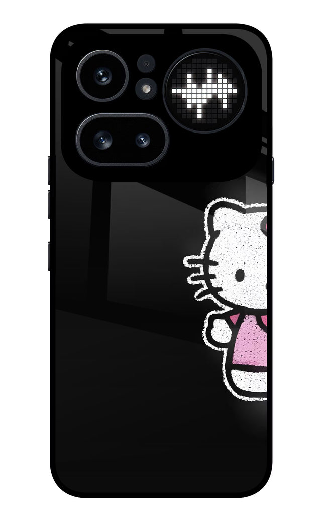 Kitty Charm Nothing Phone 4a Pro Glass Case