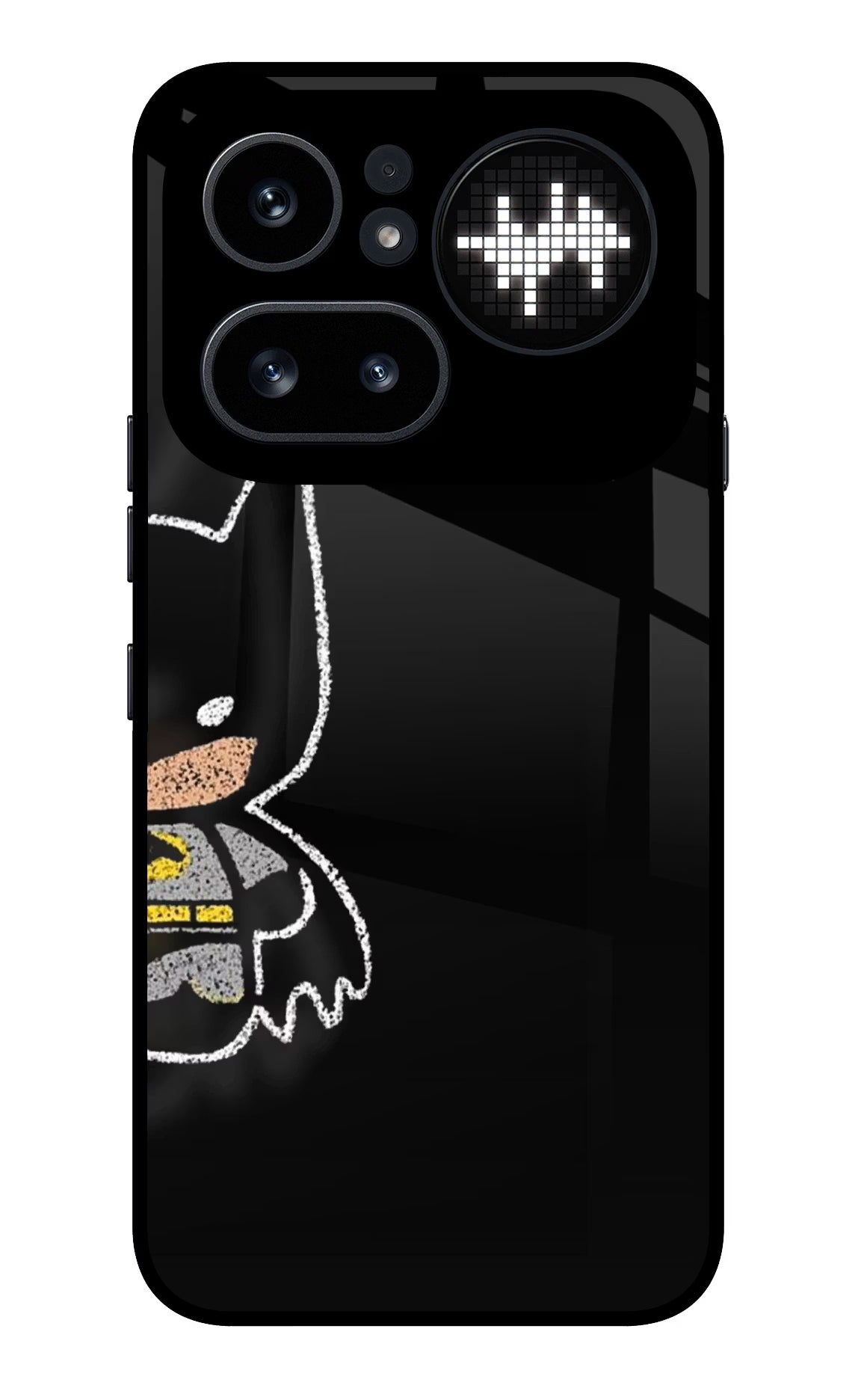 Bat Kitty Nothing Phone 4a Pro Glass Case